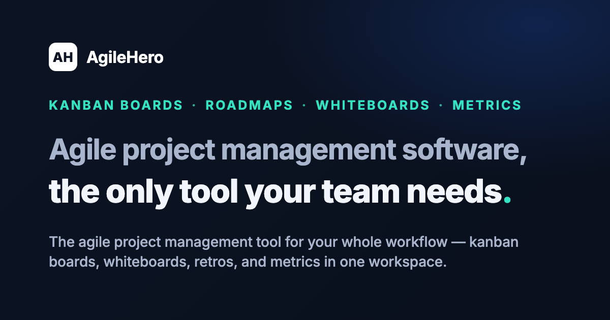 AgileHero screenshot 1